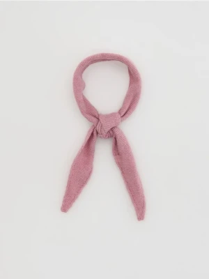 Reserved - Wąski szalik - różowy