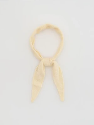 Reserved - Wąski szalik - złamana biel