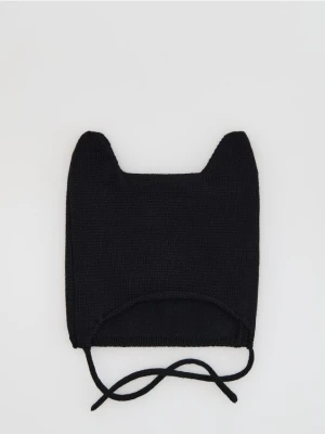 Reserved - Wełniana czapka - czarny