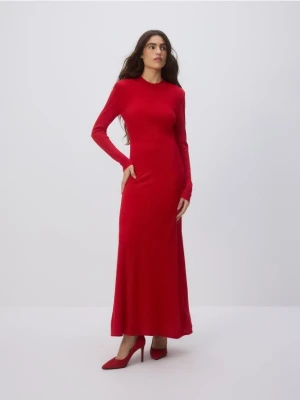 Reserved - Wełniana sukienka - czerwony