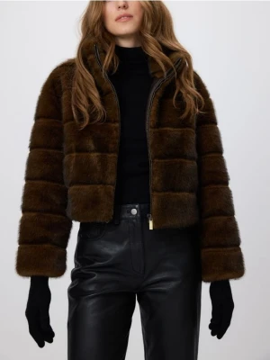 Reserved - Wełniane rękawiczki z kaszmirem - czarny