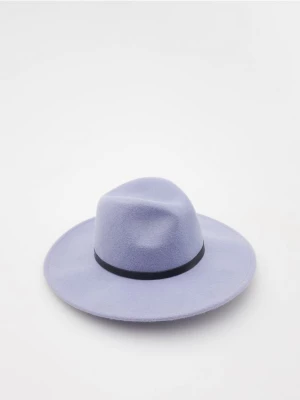 Reserved - Wełniany kapelusz - niebieski