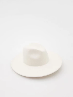 Reserved - Wełniany kapelusz - złamana biel