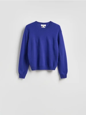 Reserved - Wełniany sweter - niebieski