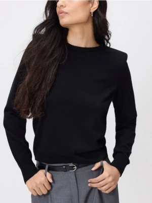 Reserved - Wełniany sweter - czarny