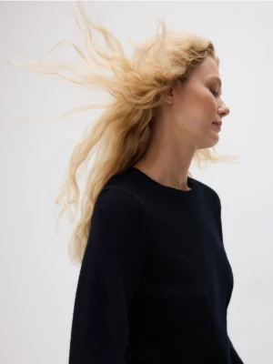 Reserved - Wełniany sweter - czarny