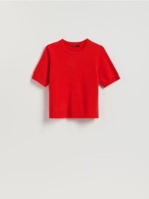 Zdjęcie produktu Reserved - Wełniany sweter - czerwony