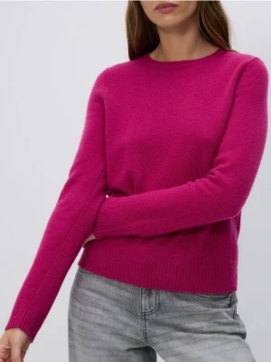 Reserved - Wełniany sweter - fioletowy