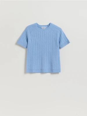 Reserved - Wełniany sweter - jasnoniebieski