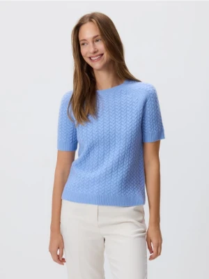 Reserved - Wełniany sweter - jasnoniebieski