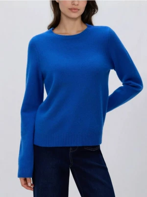 Reserved - Wełniany sweter - niebieski