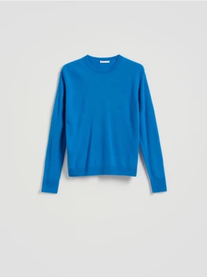 Reserved - Wełniany sweter - niebieski