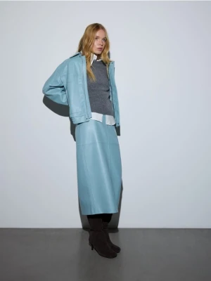 Reserved - Wełniany sweter - szary