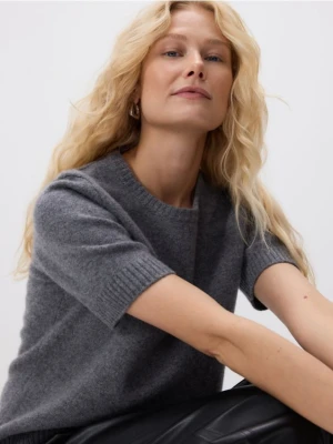 Reserved - Wełniany sweter - szary