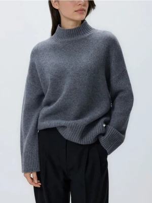 Reserved - Wełniany sweter - szary