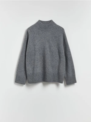 Reserved - Wełniany sweter - szary