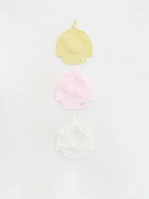 Reserved - Wiązana chustka z daszkiem 3 pack - wielobarwny