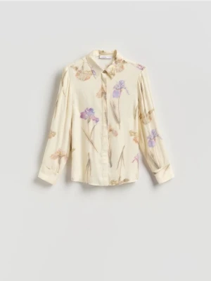 Reserved - Wiskozowa koszula w kwiaty - wielobarwny