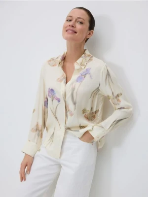 Reserved - Wiskozowa koszula w kwiaty - wielobarwny