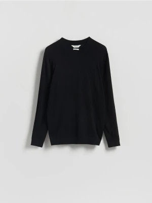 Reserved - Wiskozowy sweter - czarny