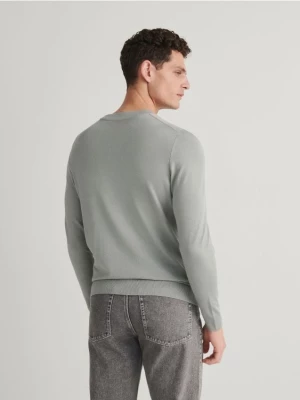 Reserved - Wiskozowy sweter - jasnozielony
