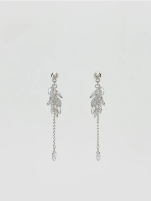 Reserved - Wiszące kolczyki - srebrny