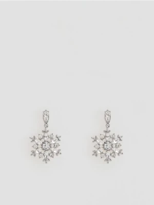 Reserved - Wiszące kolczyki - srebrny