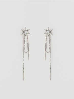 Reserved - Wiszące kolczyki - srebrny