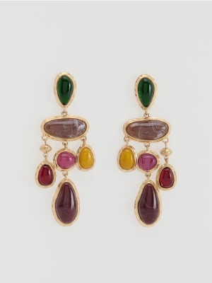 Reserved - Wiszące kolczyki - wielobarwny