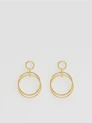 Reserved - Wiszące kolczyki - złoty