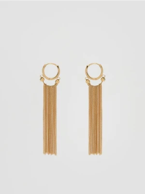 Reserved - Wiszące kolczyki - złoty