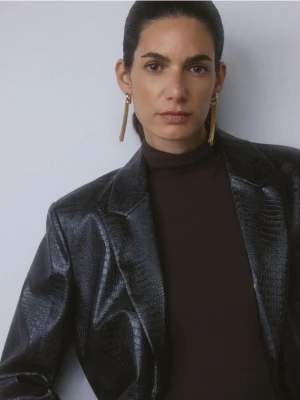 Reserved - Wiszące kolczyki - złoty