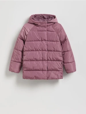 Reserved - Wodoodporna kurtka z kapturem - fioletowy