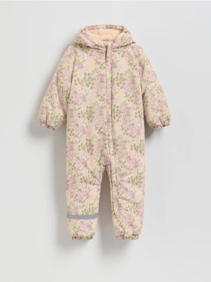 Reserved - Wodoodporny kombinezon z ociepleniem - beżowy