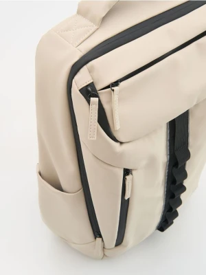 Reserved - Wodoodporny plecak - biały