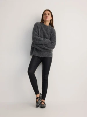 Zdjęcie produktu Reserved - Woskowane spodnie - czarny