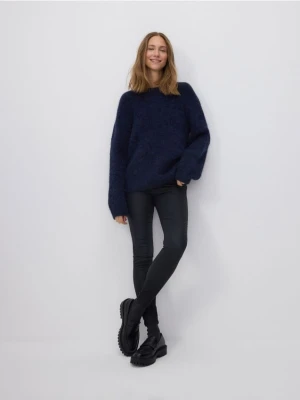 Zdjęcie produktu Reserved - Woskowane spodnie push up - czarny