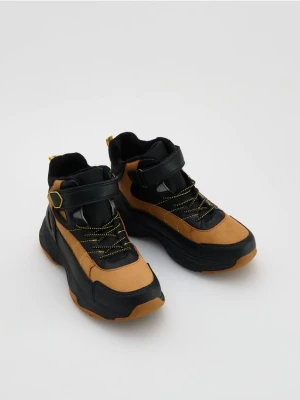 Reserved - Wysokie buty trekkingowe - bursztynowy