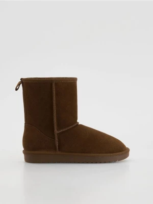 Reserved - Wysokie śniegowce - ciemnobrązowy