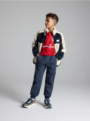 Reserved - Wysokoelastyczne spodnie jogger - granatowy