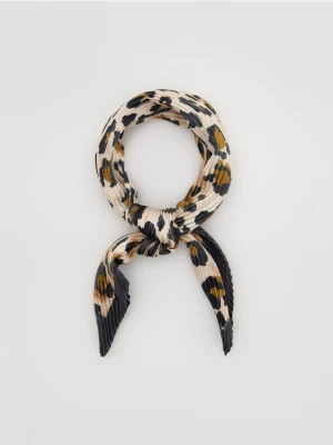 Reserved - Wzorzysta apaszka - brązowy