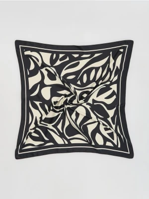 Reserved - Wzorzysta apaszka - czarny