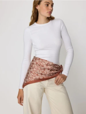 Reserved - Wzorzysta apaszka - koralowy