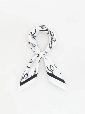 Reserved - Wzorzysta bandana - złamana biel
