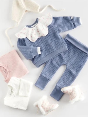 Zdjęcie produktu Reserved - Wzorzysta bluza - jasnoniebieski