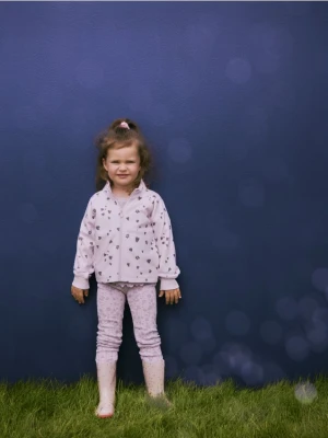 Reserved - Wzorzysta bluza - lawendowy