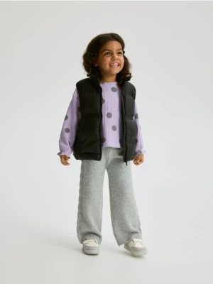 Reserved - Wzorzysta bluzka - lawendowy