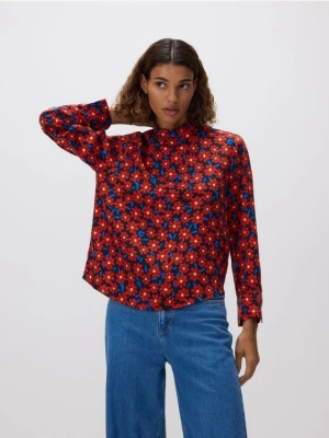 Reserved - Wzorzysta bluzka z wiskozy - wielobarwny