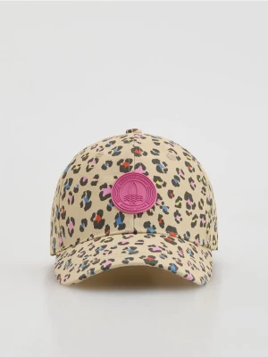 Reserved - Wzorzysta czapka z daszkiem - wielobarwny