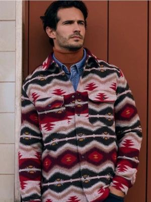 Reserved - Wzorzysta koszula comfort fit - wielobarwny